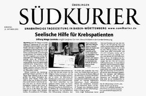 Suedkurier vom 21.10.03