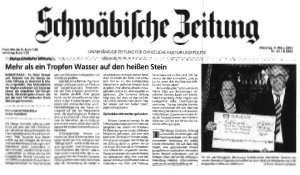 Schwaebische Zeitung vom 08.03.2005/